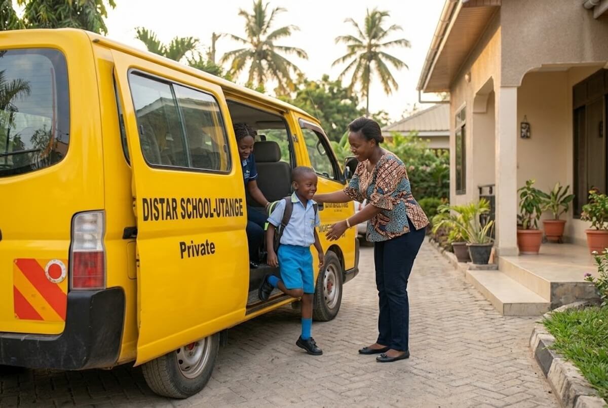 Distar School transport supporting families